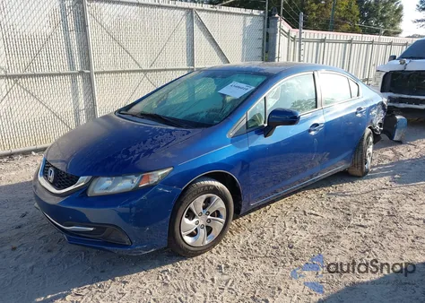 2014 Honda Civic Lx из США, поврежденный, VIN 19XFB2F58EE042434